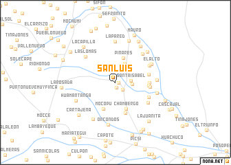 map of San Luis