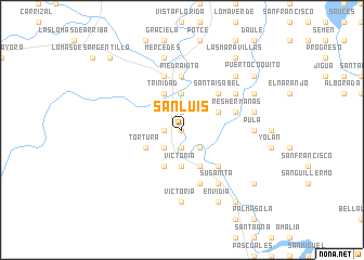 map of San Luis