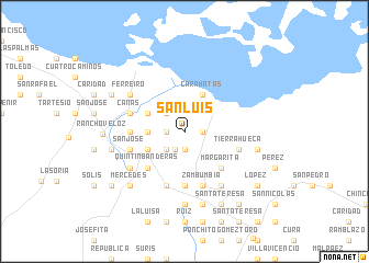 map of San Luis