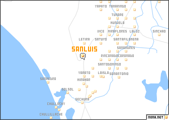 map of San Luis