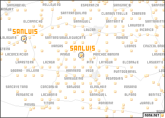 map of San Luis