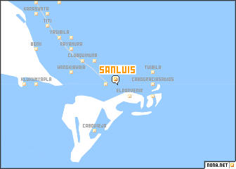 map of San Luis