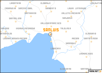 map of San Luis