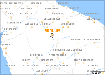 map of San Luis