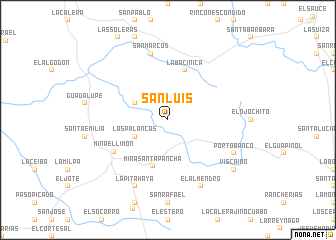 map of San Luis