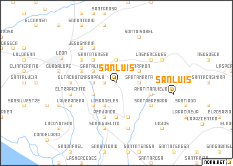 map of San Luis