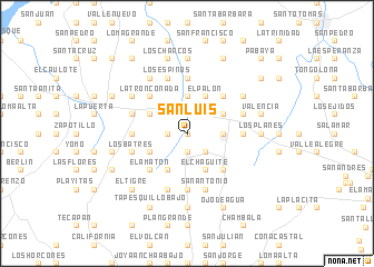 map of San Luis