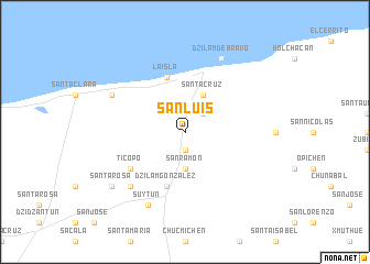 map of San Luis