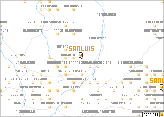 map of San Luis