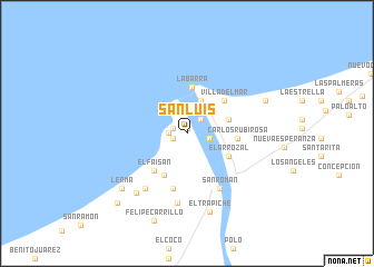 map of San Luis