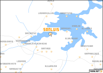 map of San Luis