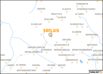map of San Luis