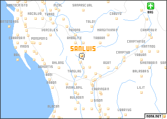 map of San Luis