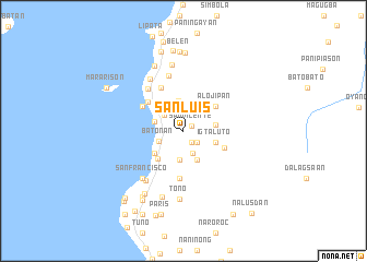 map of San Luis