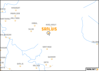 map of San Luis