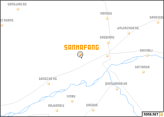 map of Sanmafang