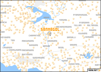 map of Sanma-gol