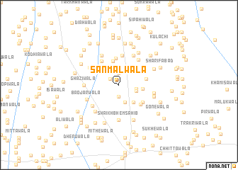 map of Sānmalwāla
