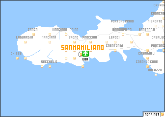 map of San Mamiliano