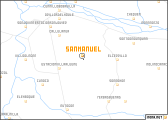 map of San Manuel