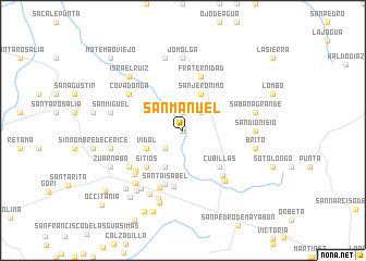 map of San Manuel