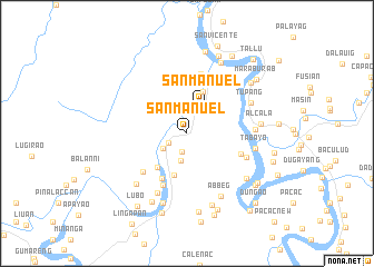 map of San Manuel