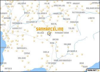 map of San Marcelino