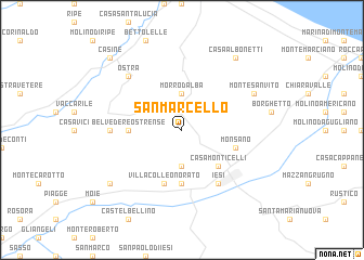 map of San Marcello