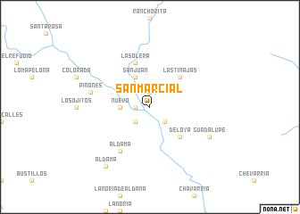 map of San Marcial