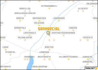 map of San Marcial