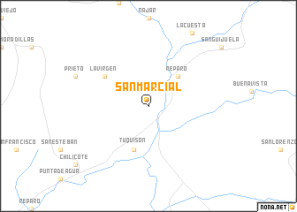 map of San Marcial