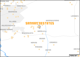 map of San Marco Estates