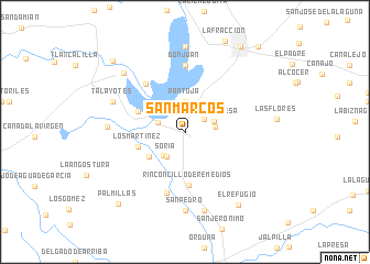 map of San Marcos