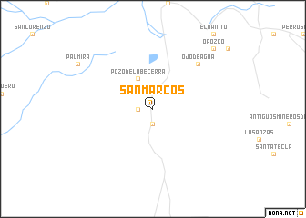map of San Marcos