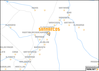 map of San Marcos