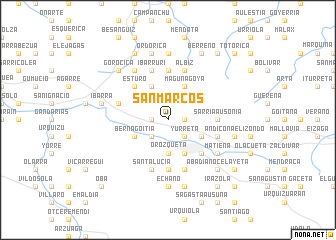 map of San Marcos