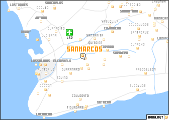 map of San Marcos