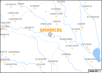 map of San Marcos