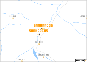 map of San Marcos