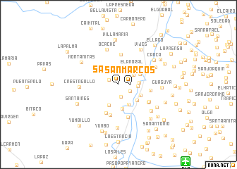 map of San Marcos