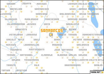 map of San Marcos