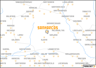 map of San Marcos