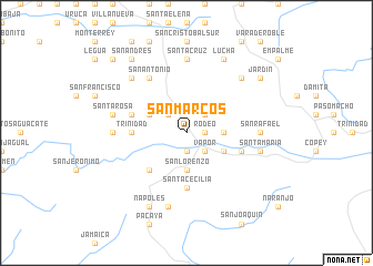 map of San Marcos