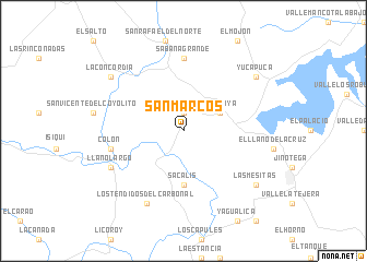 map of San Marcos