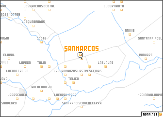 map of San Marcos