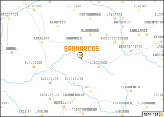 map of San Marcos