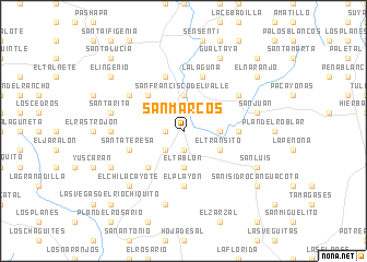 map of San Marcos