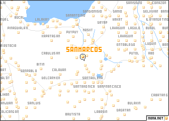 map of San Marcos