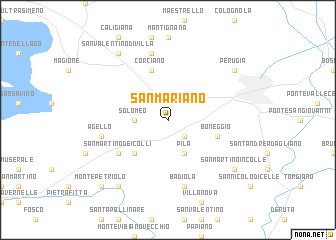 map of San Mariano