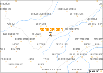 map of San Mariano